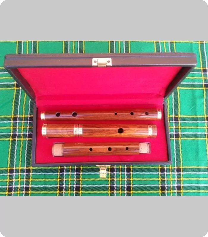 4 piece irish professional rosewood d flute