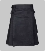 Active Men Denim Utility Kilt