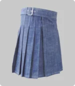 Blue Denim Kilt For Men