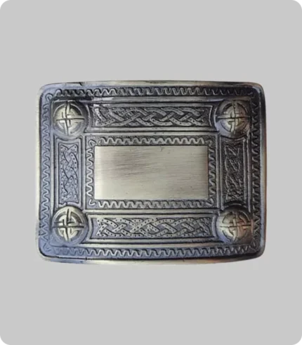 Celtic Knot Kilt Belt Buckle Antique