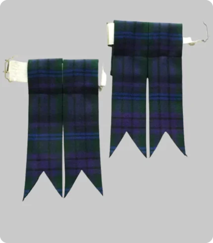 Custom Made Douglas Tartan Kilt Flashes