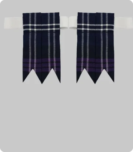 Custom Made Heritage Of Scotland Tartan Kilt Flashes