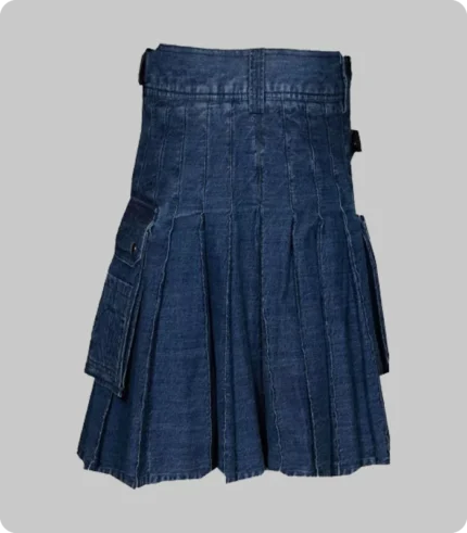 Dark Blue Denim Kilt