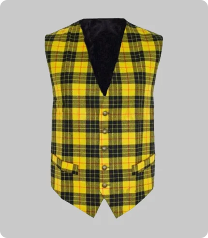 Premium Quality Macleod Lewis Tartan Waistcoat