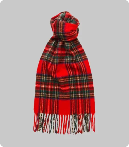 Premium Quality Royal Stewart Cashmere Tartan Scarf Design 31