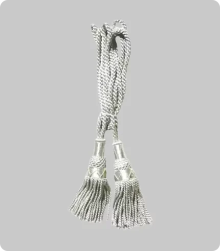 Premium Quality Scottish Silver Silk Bagpipe Cord Design 9