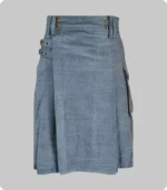 Sky Blue Denim Kilt