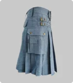 Sky Blue Denim Kilt