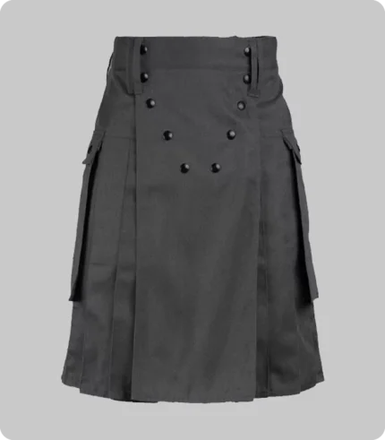 Spartan Gray Utility Kilt For Active Wear