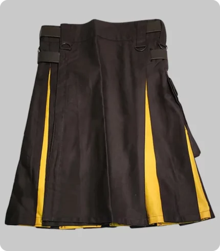 Women Black Hybrid Kilt