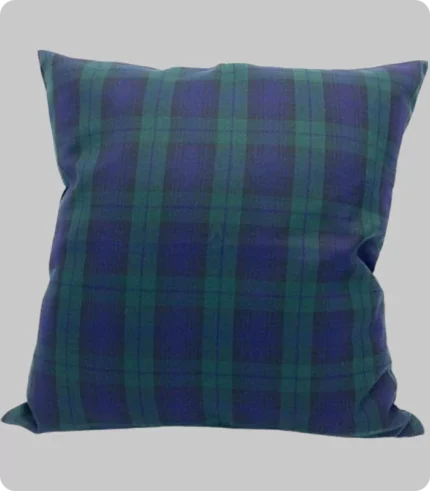 black watch tartan square cushion cover