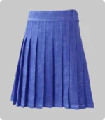 blue denim kilt