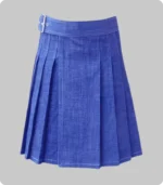 blue denim kilt