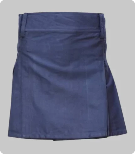 womens utility kilt dark blue